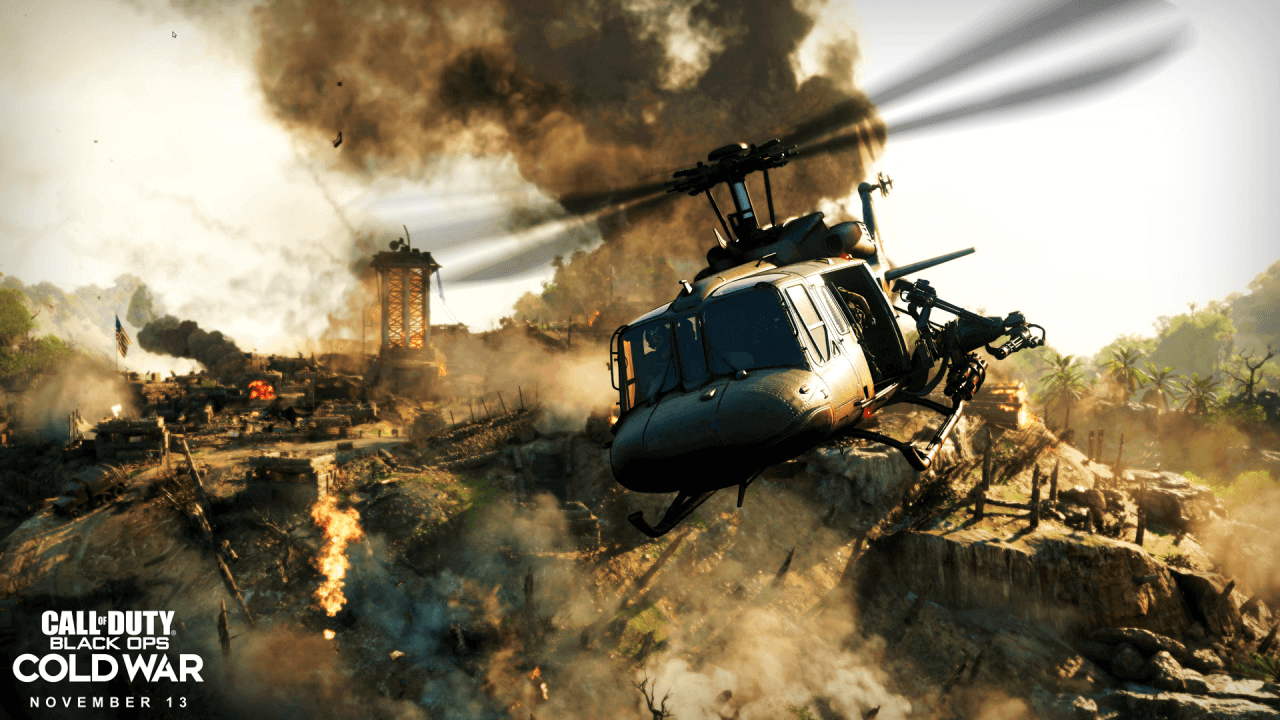 Call of Duty Black Ops Cold War Helicopter