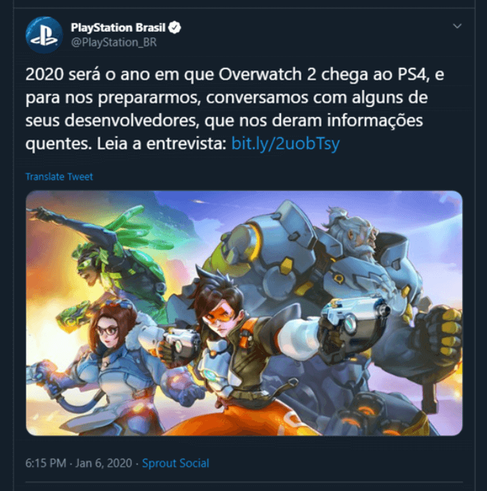 Overwatch 2 Release Leak Tweet
