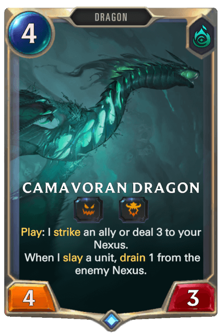 Camavoran Dragon Card Legends of Runeterra 1