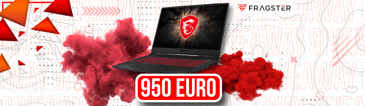 Giveaway MSI laptop advanced 950 euro
