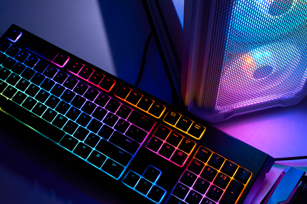 RGB Beleuchtung bei einer Gaming Tastatur