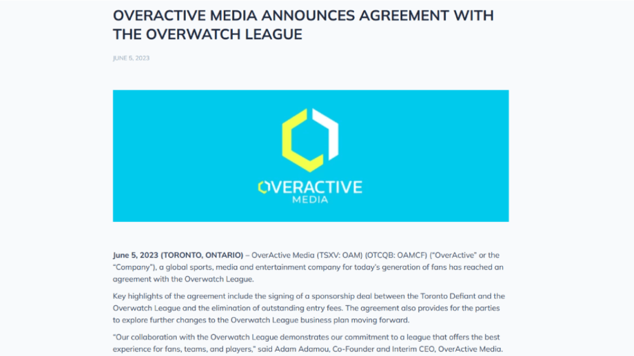 overactive media